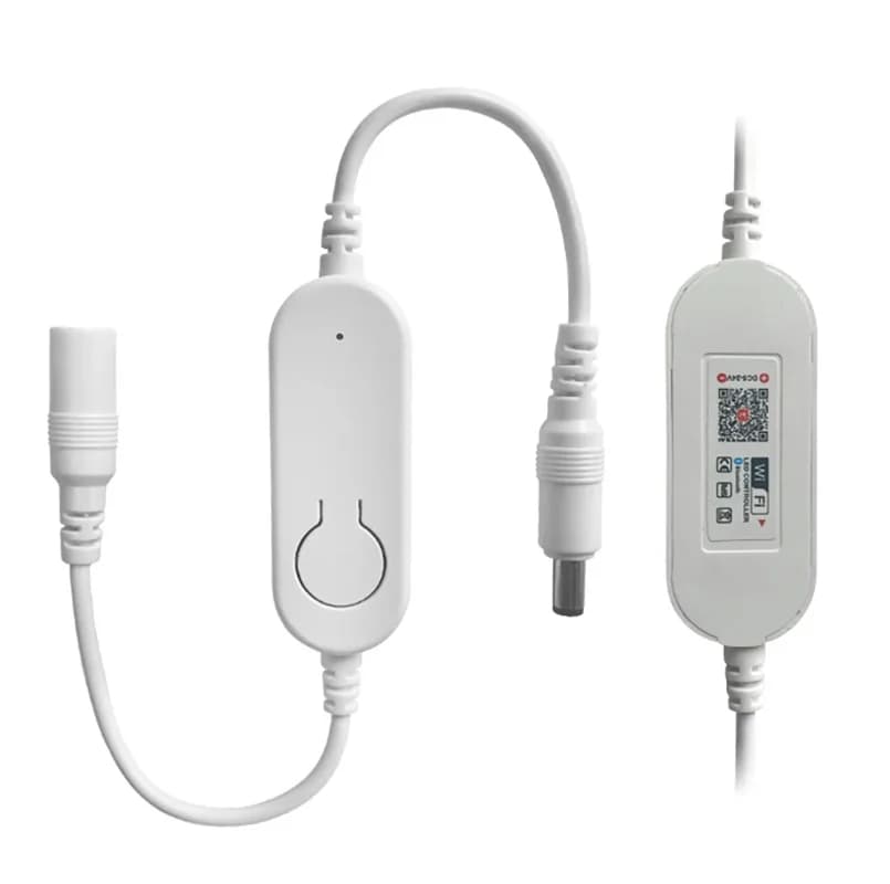 DC12V-24V Tuya Wifi Controller per strisce luminose a LED per luci monocolore Dimmer Bianco caldo/freddo Regola il lavoro con Alexa Google