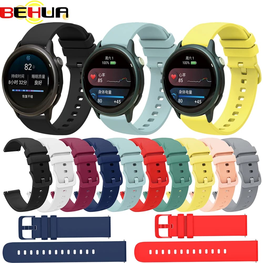 BEHUA 18MM/20MM/22MM BandFor Xiaomi Mi Watch Color Sports Edition SmartWatch cinturino cinturino accessori braccialetto facile da montare