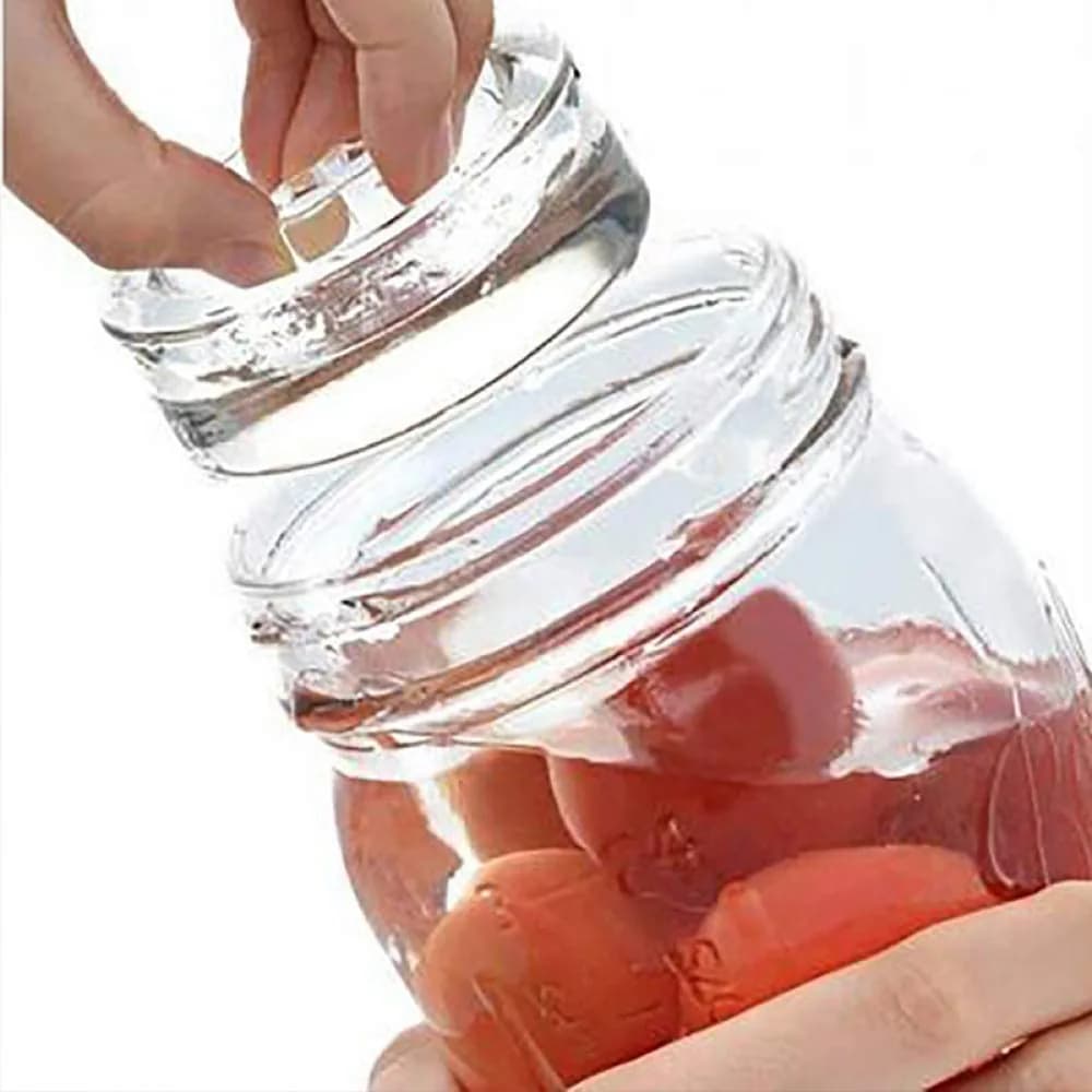 Durable Glass Fermentation Weight For Wide Mouth Mason Jar Kitchen Pickle Pressing Tool Easy Clean Vegetable Keeper