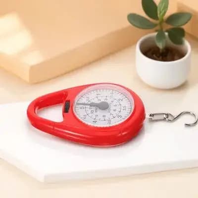 Compact Mini Mechanical Hanging Spring Scale Portable Reliable Small Scale for Fishing Luggage Travel Weighing