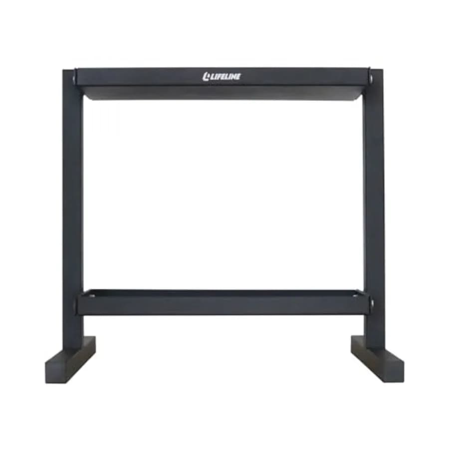 Rack Door Kettlebell for Home Gym, Steel Structure Resistant, Black Finish, Organized Solution for Weight Storage