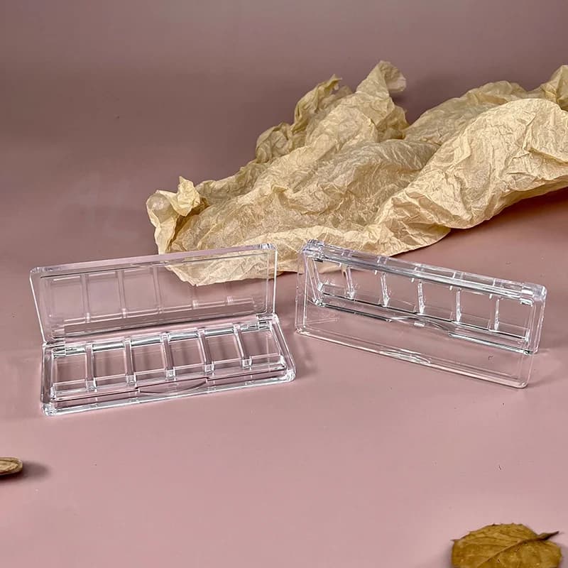 Vacuum Shade Plate DIY Tool Face Lifting Plate for Organizing 6 Grids Fard Cosmetic Case Rechargeable Makeup Table