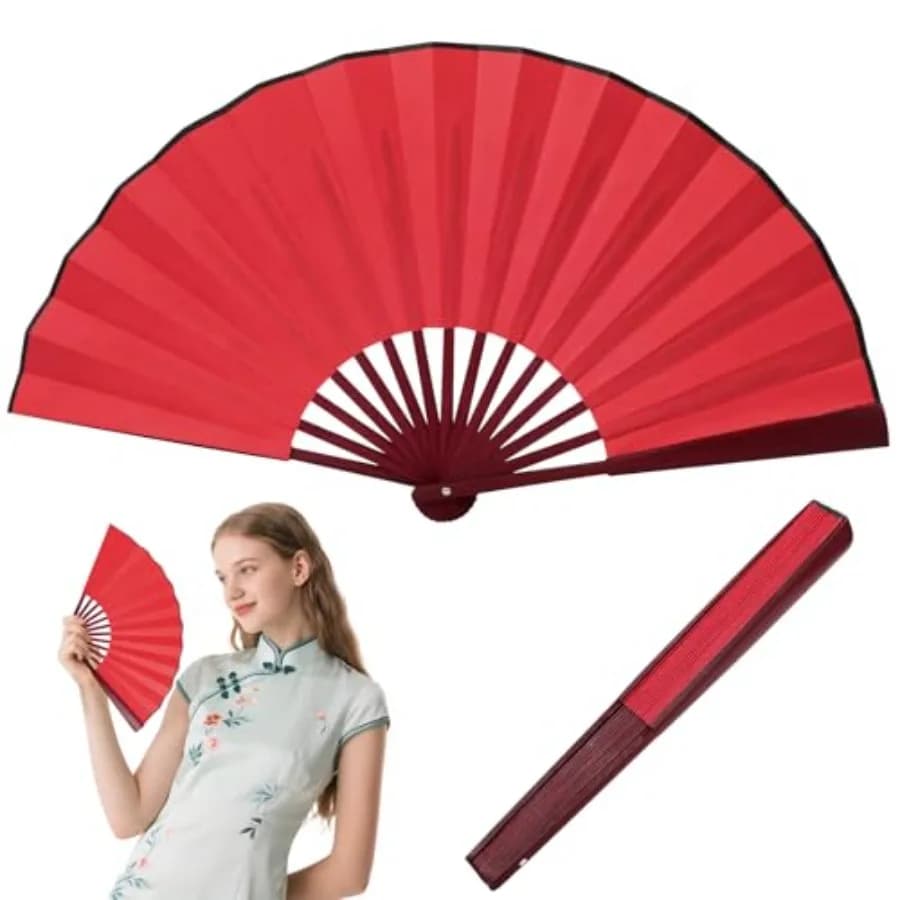 AUJ Boots on The Ground Fans Line Dance Popping Fan, Large Fold Fans, Decorative Folding Fans, Clap Fans for Line Dancing, Clac