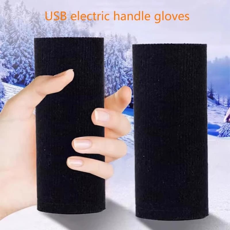 Manopole riscaldanti elettriche impermeabili con temperatura regolabile in plastica per biciclette X37F