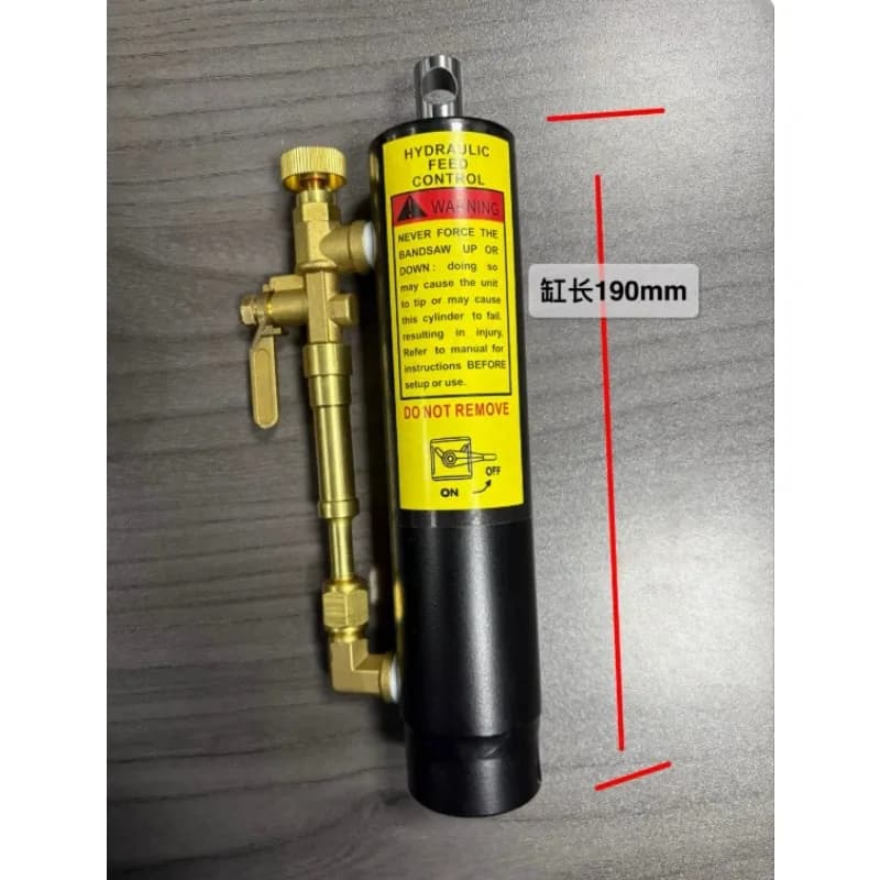 Accessori per seghe a nastro in metallo: Valvola manuale per sega a nastro, Cilindro idraulico per sega a nastro, Valvola per cilindro olio piccola sega, Cilindro olio per sollevamento
