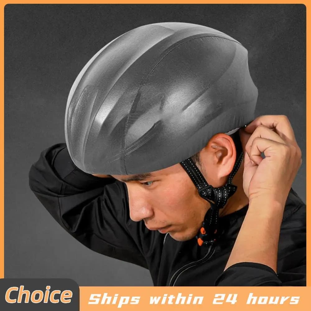 Universal Rain Cover for Bicycle Helmet, Rain Protection and Anti Dust for Cycling