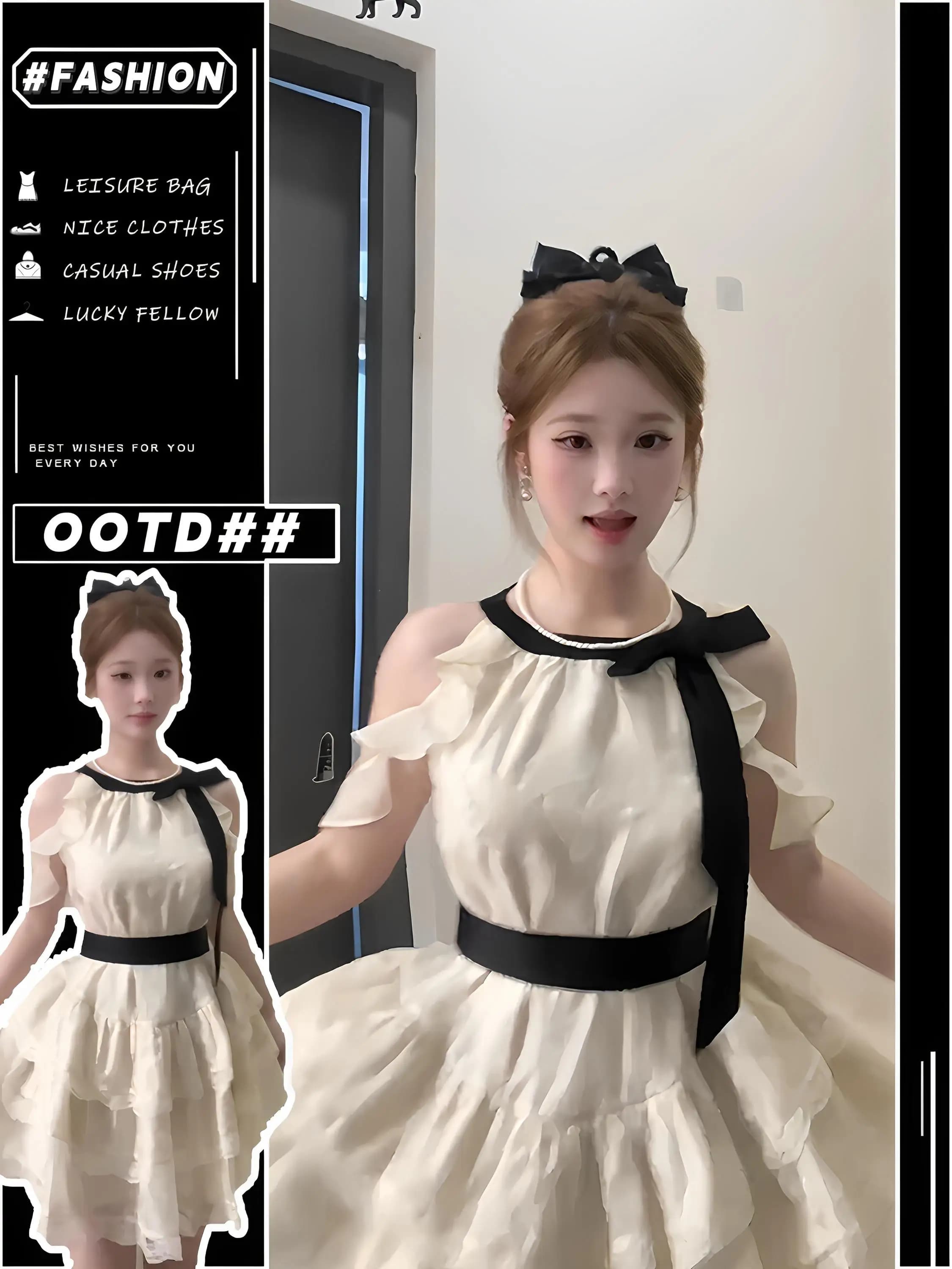 Abito da donna Sweet Spicy Girl con bordo in pizzo, spalle scoperte e cintura, gonna corta a vita alta modellante stile principessa, estivo, dal tocco raffinato