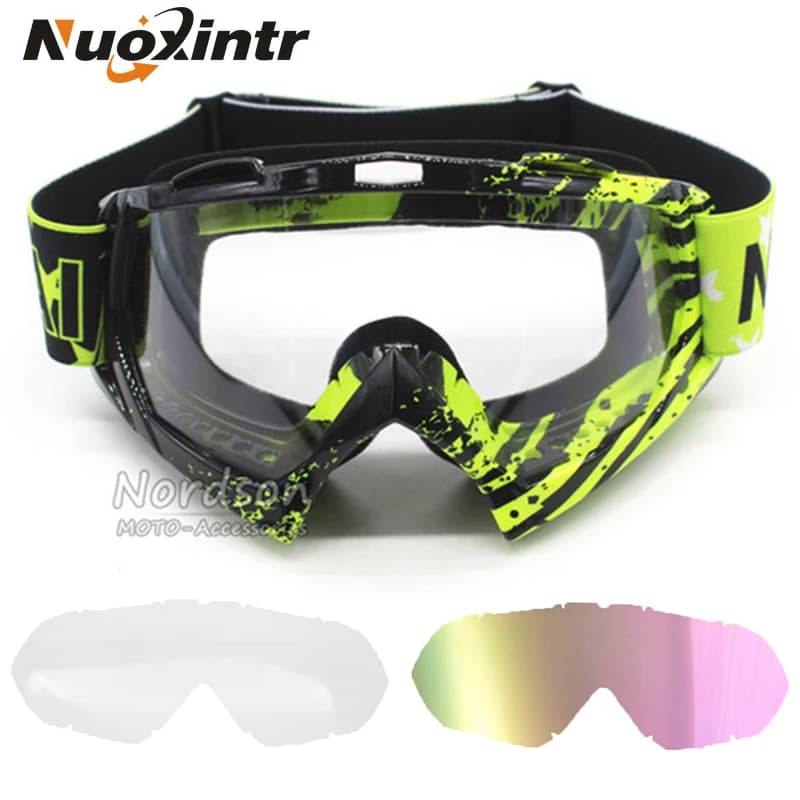 Occhiali Moto Outdoor ATV per Motocross, Occhiali da Corsa ATV Dirt Bike, Occhiali Sportivi da Sci Off-Road, Occhiali da Moto