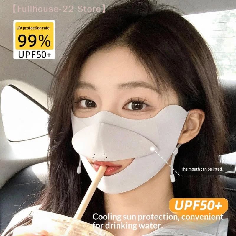 【MAX-22】Sports Breathable Mask Can Drink Water Leaking Mouth Ventilate Dust-proof UV Resistant Face Protecting Cycling Mask