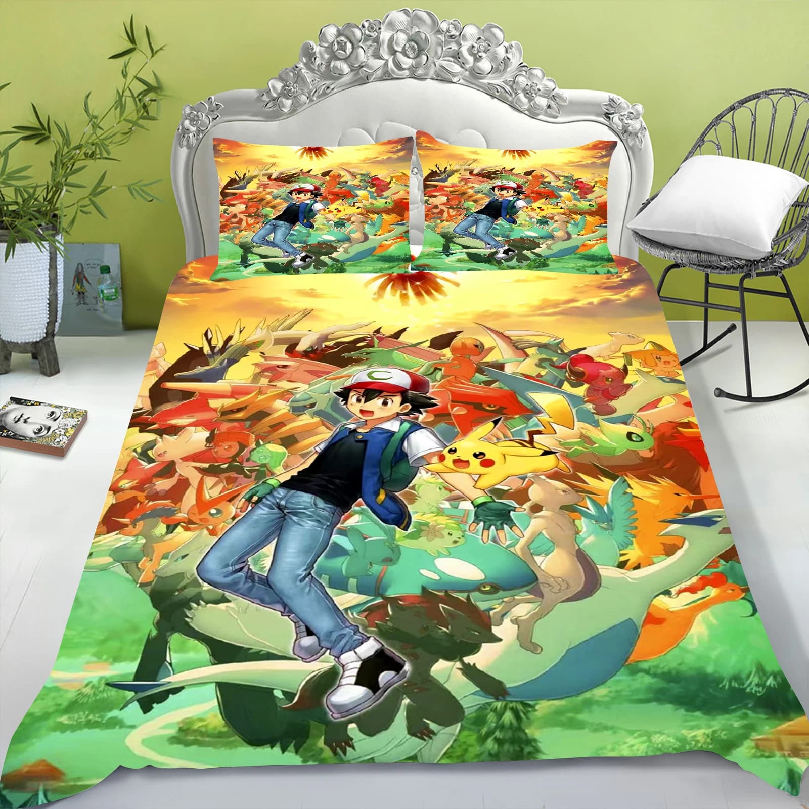 Children's Toy Shaped Electric Mouse Cover Set, Soul Down Jacket, King Size Trampoline, Queen Size, Grade A, 3D Bedlinen for Bedroom