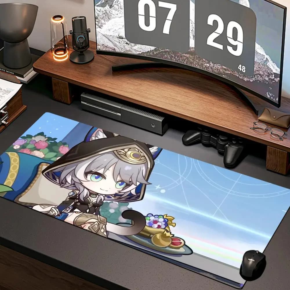 Cipher HSR Mouse Pad Nuovo Tappetino per Mouse XXL per Computer e Casa, Tappetino da Scrivania in Gomma Naturale Antiscivolo per Ufficio e Gaming