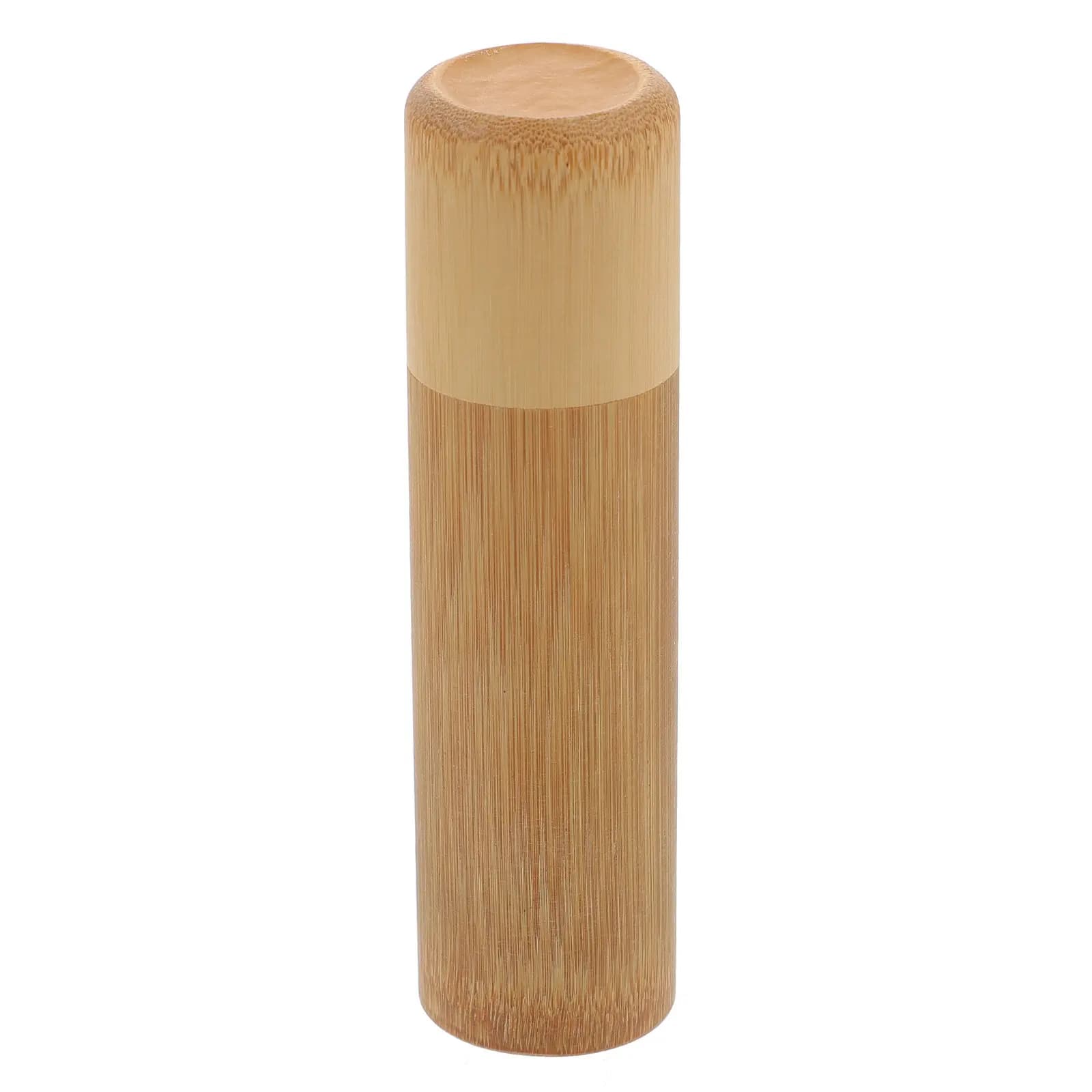 1Pcs Handcrafted Bamboo Incense Tube Simple Elegant Tea Canister for Incense Sticks Essential Oils Storage Home Decor Use