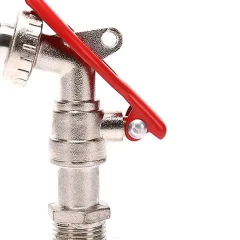 Rubinetto per tubo da giardino con rubinetto con serratura per rubinetto dell'acqua in lega di zinco da 1/2 pollice con serratura