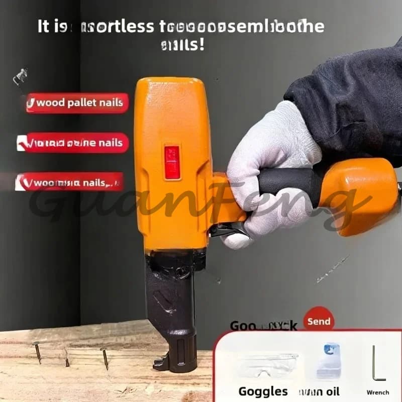 Pneumatic nail puller Construction board wood trailer Woodworking nail puller Recycling template