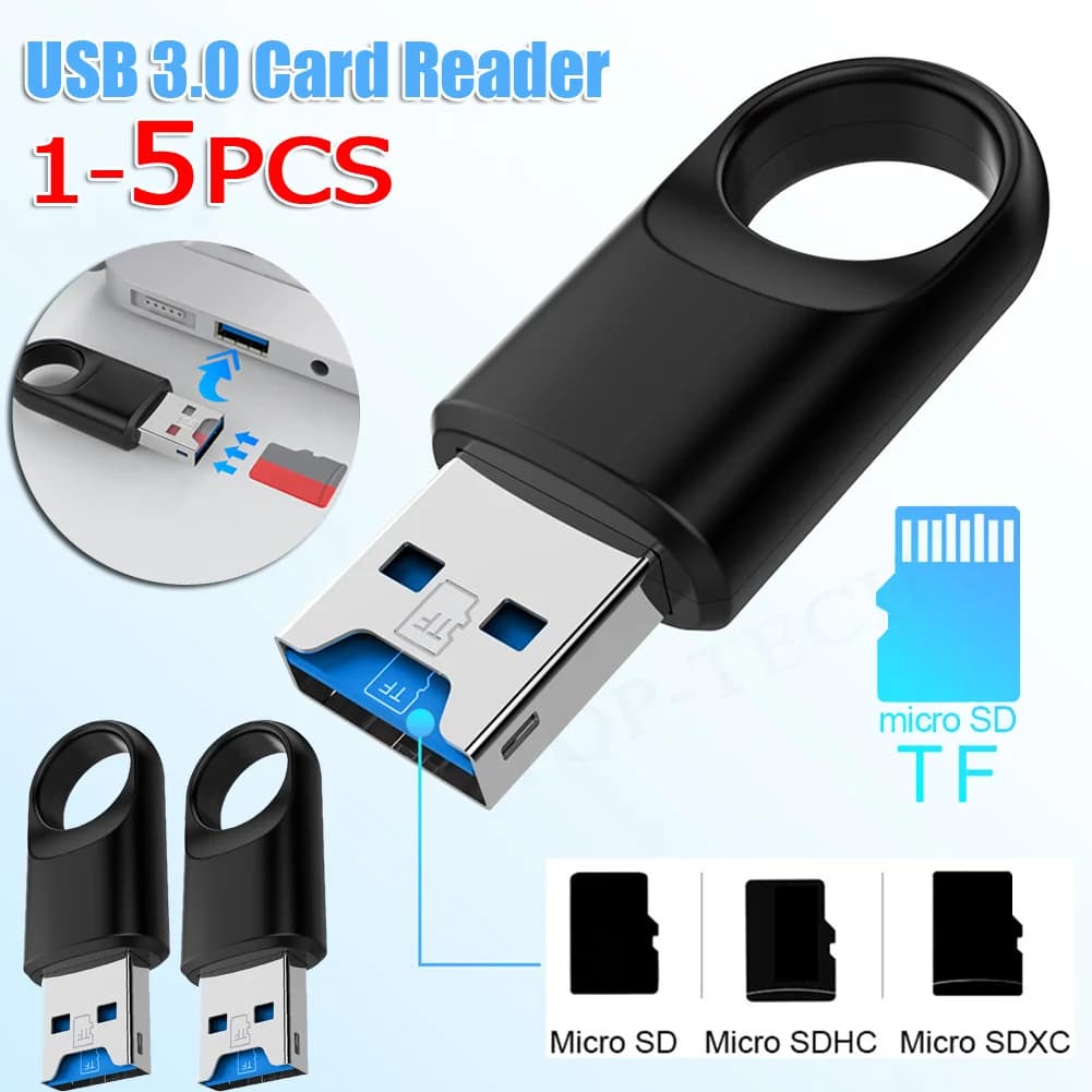 Adattatore per lettore di schede di memoria USB 3.0 adattatore per lettore di schede di memoria USB 3.0 ad alta velocità per PC/Laptop/smartphone/registratore di guida