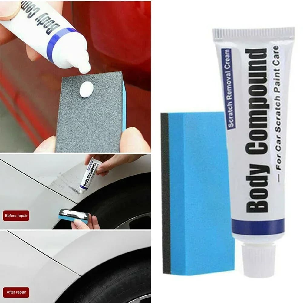1 set di strumenti per la cura della vernice per la rimozione dei graffi dell'auto, riparazione automatica, lucidatura, pasta composita per carrozzeria, kit di riparazione della vernice, accessori auto