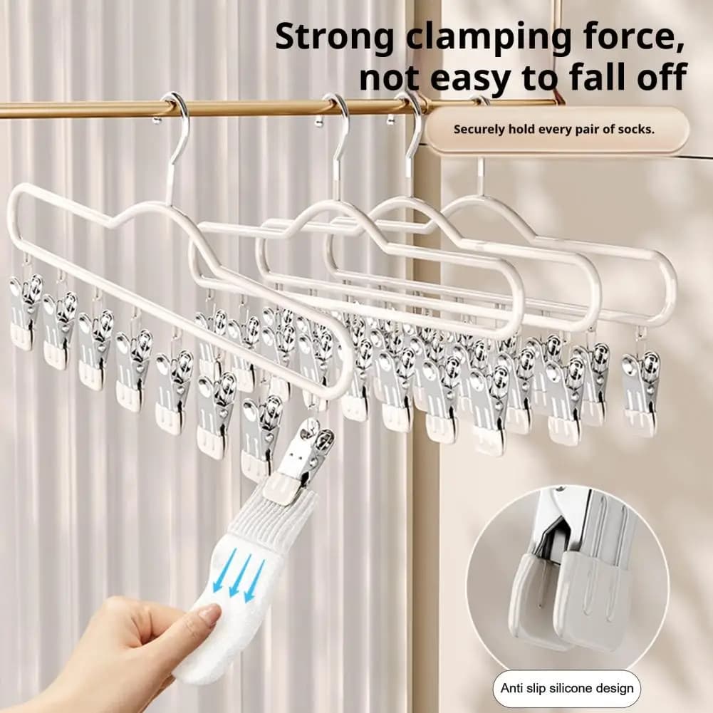 Foldable Folding Dryer with Hook Socks, Towels, Bras, Clothes and Gloves