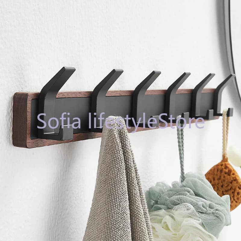 Gancio Appendiabiti da Bagno, Porta Asciugamani a Parete Senza Foratura, Porta Cappotti, Chiavi, Asciugamani, Borse, Cappelli, Accessori per la Casa, Organizzazione WB8144