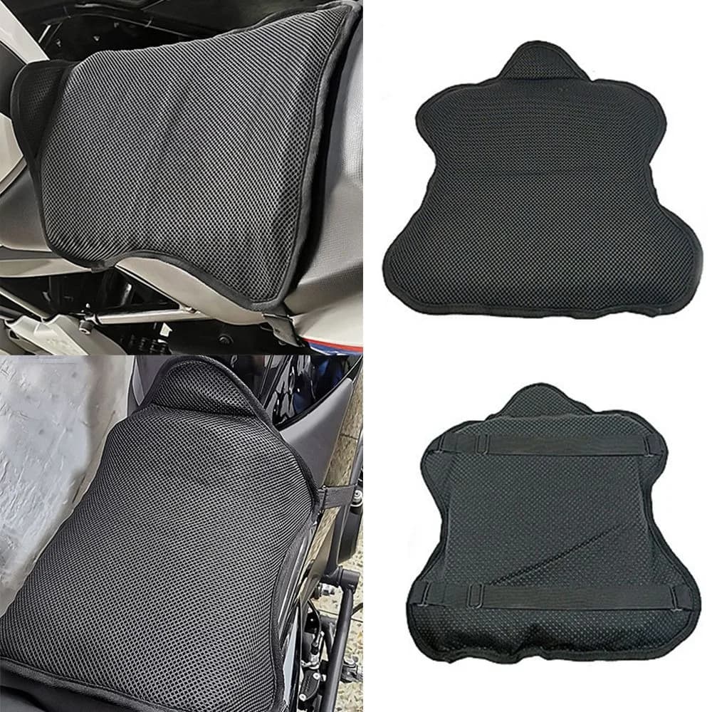 Gel Memory Foam​​ Motorcycle Seat Cushion ​​Air Circulation System​​ ​​Heat Insulation Design​​ ​​Breathable Seat Cover​​