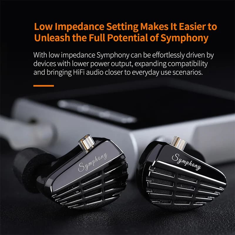 Dynamic Headphones KZ Symphony, HIFI, DJ game headphones, autonomous design planar driver, high performance