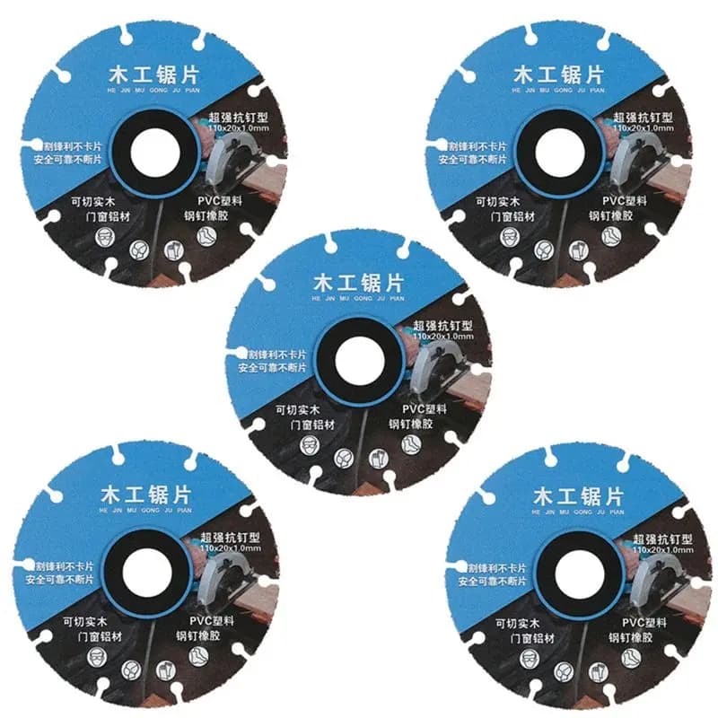 AEE4-New Alloy Woodworking Saw Blade For Wood Board Aluminum PVC Plastic Rubber Cutting Tools For Angle Grinder