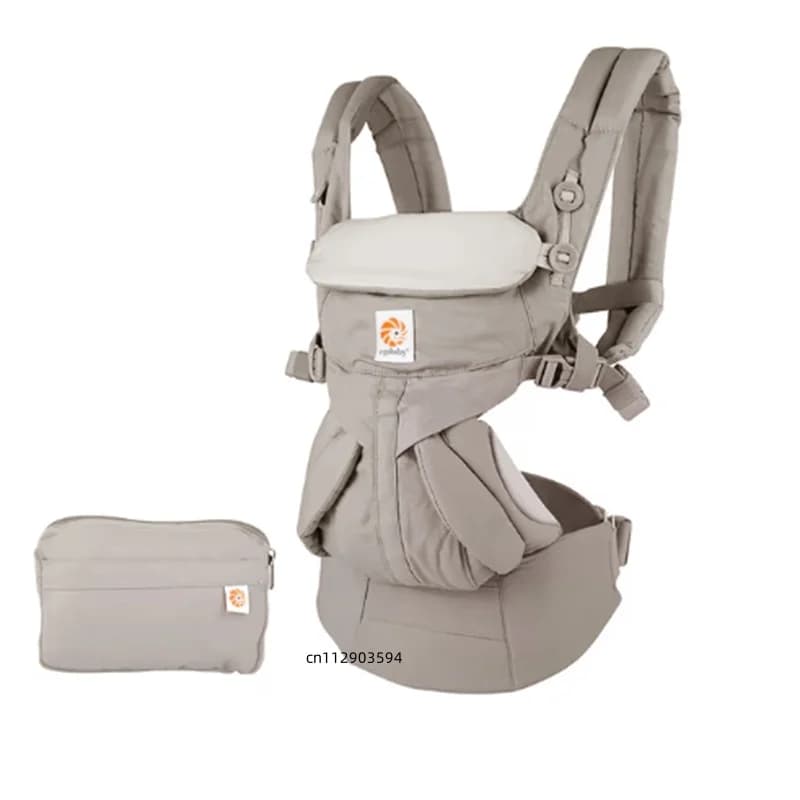 Egobaby Marsupio ergonomico a canguro per neonati, per bambini, con imbracatura sul retro, zaino frontale, borsa per neonati da 0 a 36 mesi