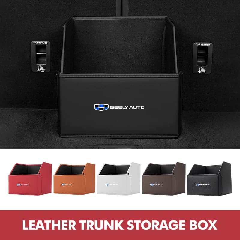 For Geely Car Trunk Storage Box Organizer Foldable Stowing Tidying Bag Storage Accessories Coolray Emgrand X6 X7 EC7 Atlas Boyue
