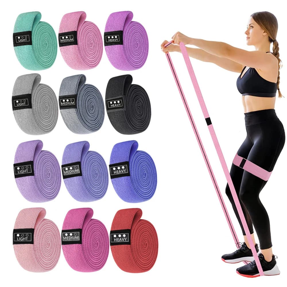 Long-strength ring band for body exercises, fitness ring circle, unisex yoga elastic bands, gym equipment for home training