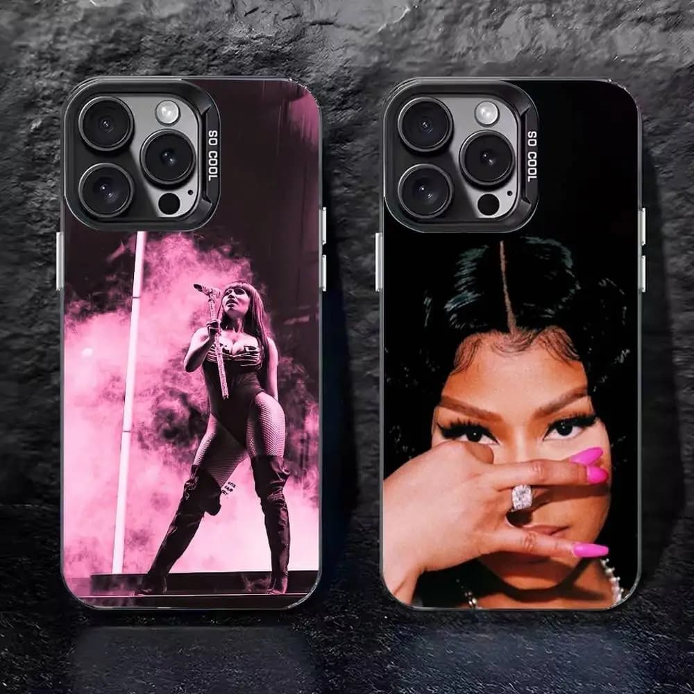 Nicki Minaj Rapper Cell Phone Case For 17 Pro Max cases 16 15 14 13 12 11 10 9 8 7 6 XS X XR 16E Plus smartphone Cover