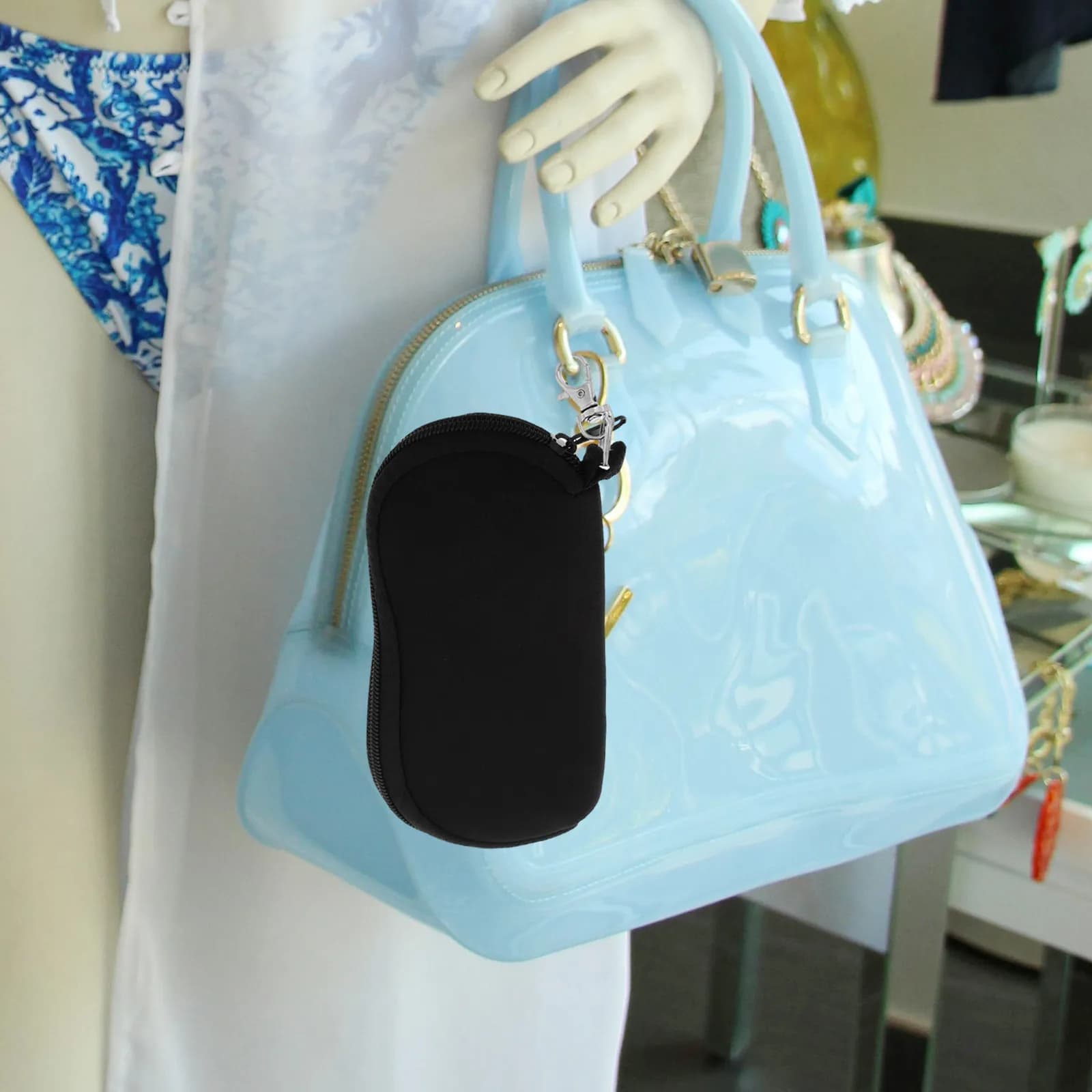 Waterproof Travel Glasses Case, Bag Glasses for Swimwear, Sunglasses, Skiing, Diving and Sport