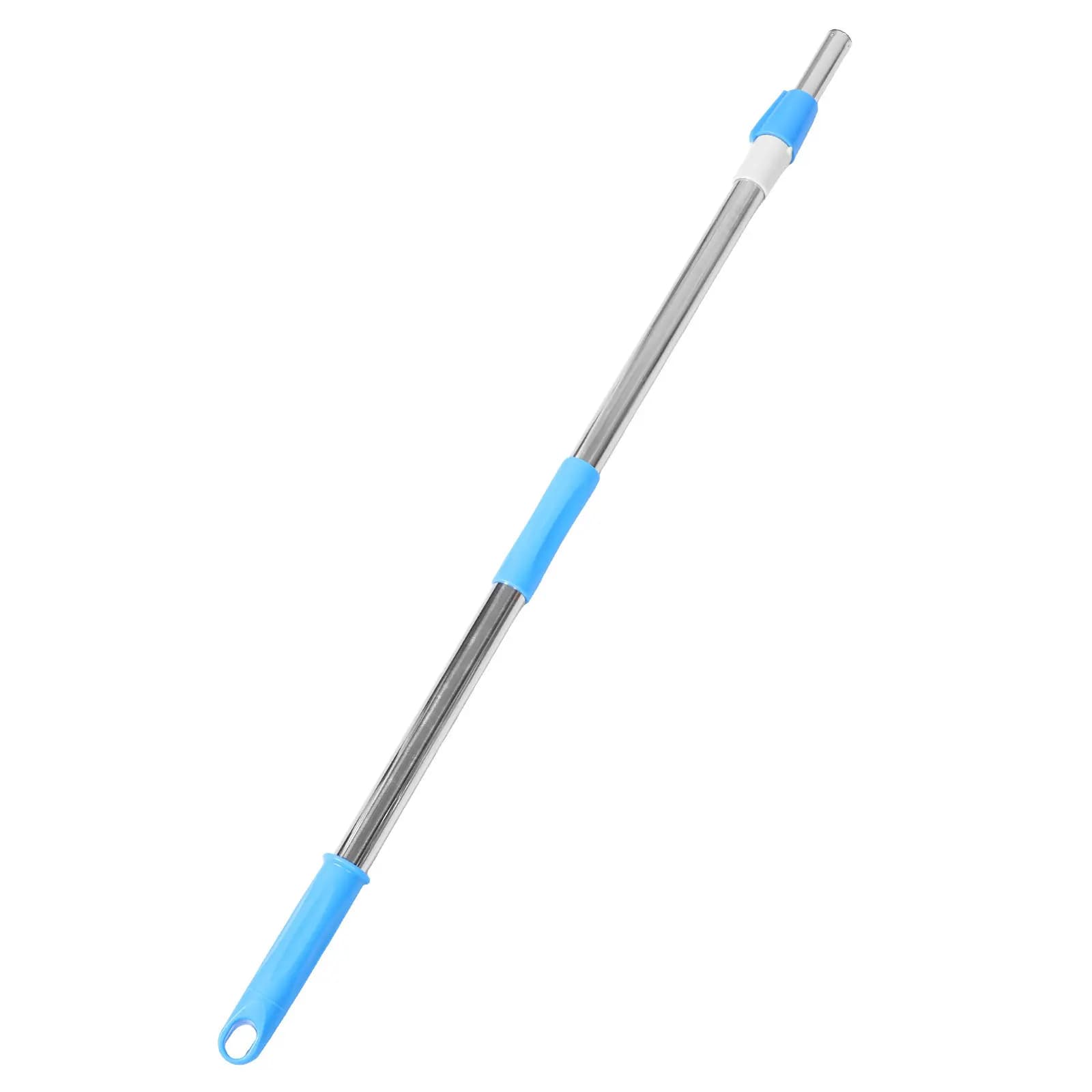 Stainless Steel Telescopic Mop Handle with 360 Degree Rotation Adjustable Floor Mop Pole Replacement for Hardwood Tile Wall