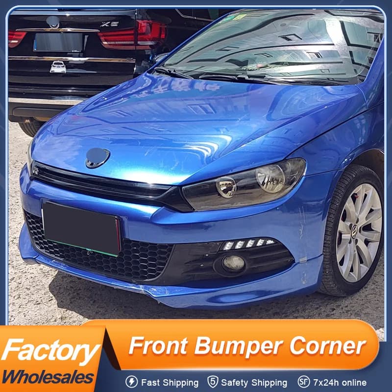 Per Volkswagen VW Scirocco 2009-2015 Spoiler Paraurti Anteriore Diffusore Angolare Laterale Kit Carrozzeria Accessori Tuning Esterni