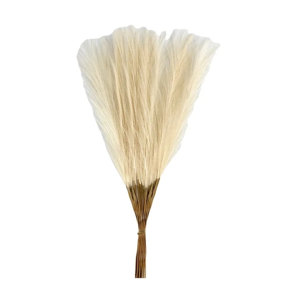 20Pcs Fluffy Texture Artificial Pampas Grass 50cm/22in Tall Faux Grass Faux Plant Reed Decoration Multi-color