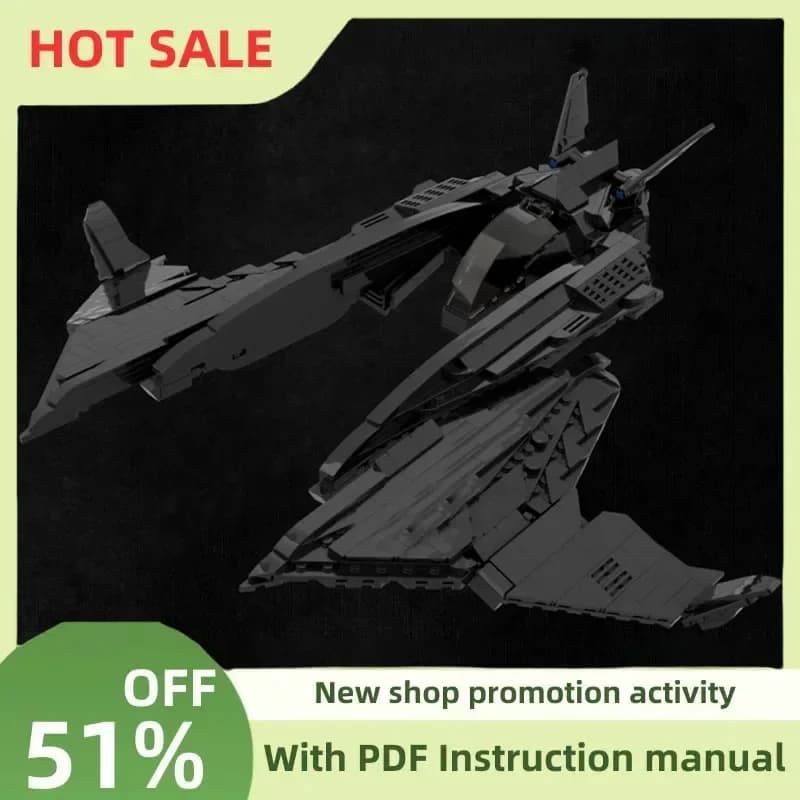 Hot 649 Pz Hot Famoso Bat Hero Serie di film Moc Flying Fighter Modello Puzzle personalizzato Fai da te Idee creative Giocattoli per bambini Regali di compleanno
