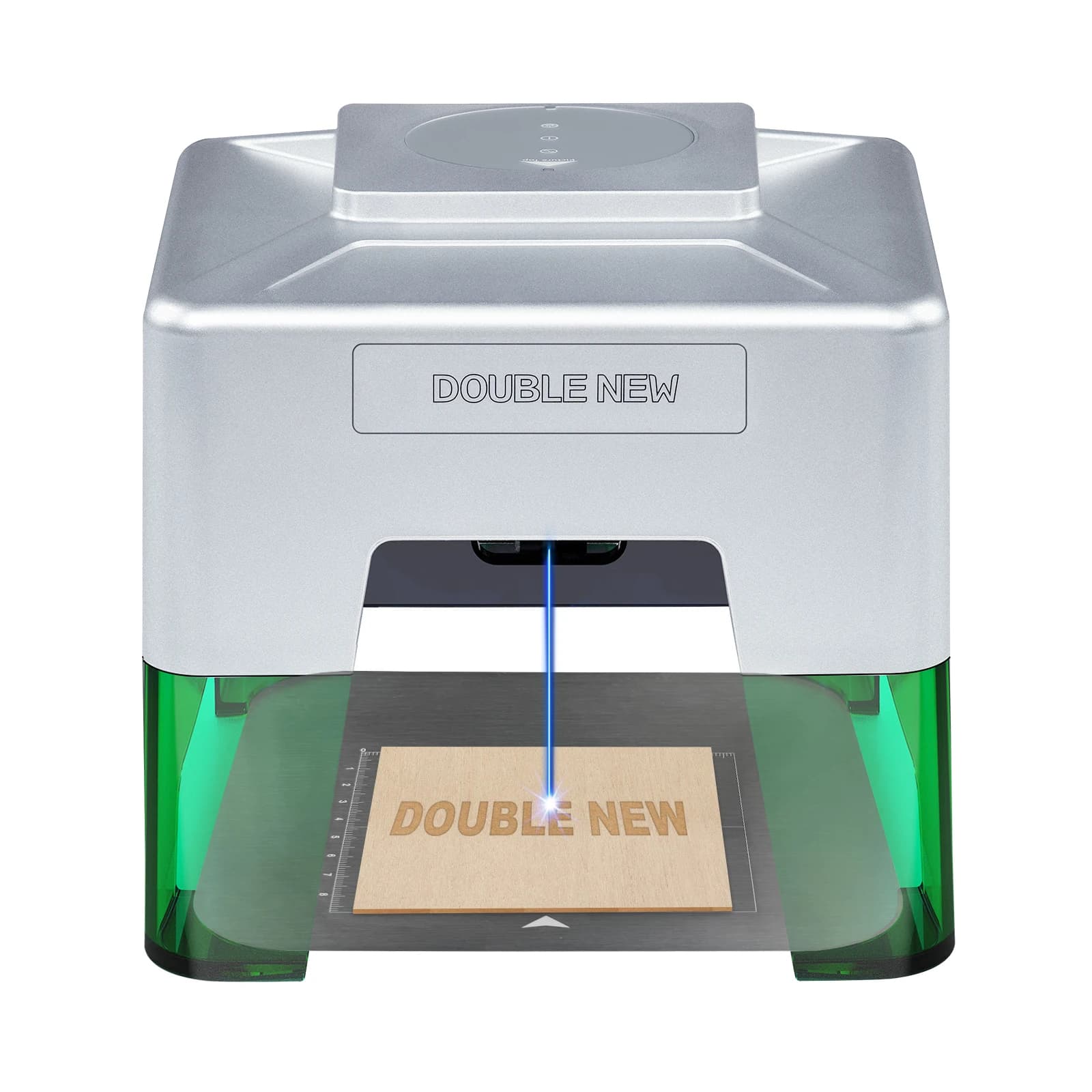 Mini 3 W Laser Engraver Portable Logo Text Model Pet Label Printer Wood Processing Wood Laser Engraving Machine on Wood Working Area 98x88mm