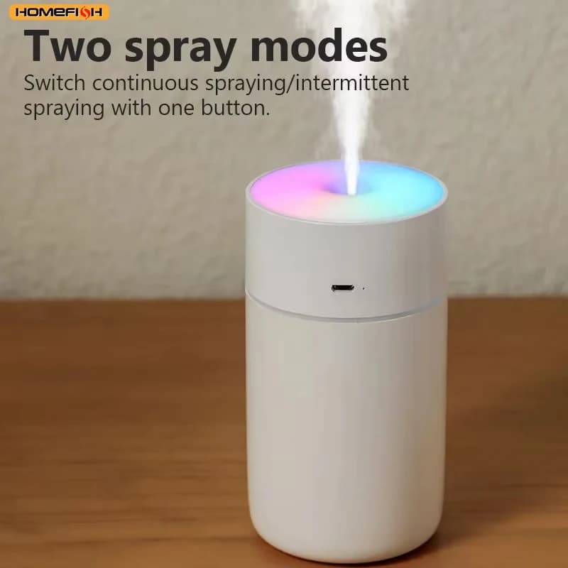 HOMEFISH Mini Colorful Portable USB Rechargeable Wireless Moisturizer Home Car Aroma Diffuser Essential Oil Analyzer