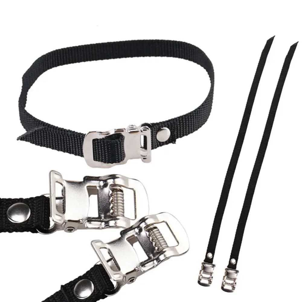 Pedale Poggiapiedi per bicicletta Rafforzare nylon Cinghie per dita dei piedi per bicicletta Cinghie antiscivolo per punta da ciclismo Cinture di sicurezza per allenamento Legatura