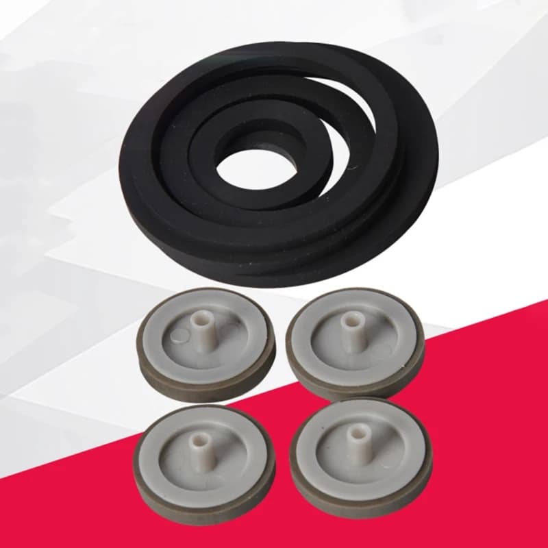 Anello gomma tenditore per cintura con passante per cintura quadrato misto misto per registratore a cassette registratore a
