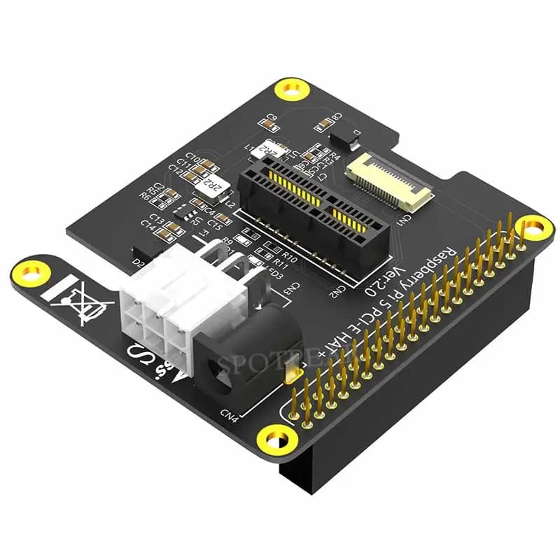 FFC connector for PCIe Raspberry Pi 5 slot expansion card to PCIe standard x1