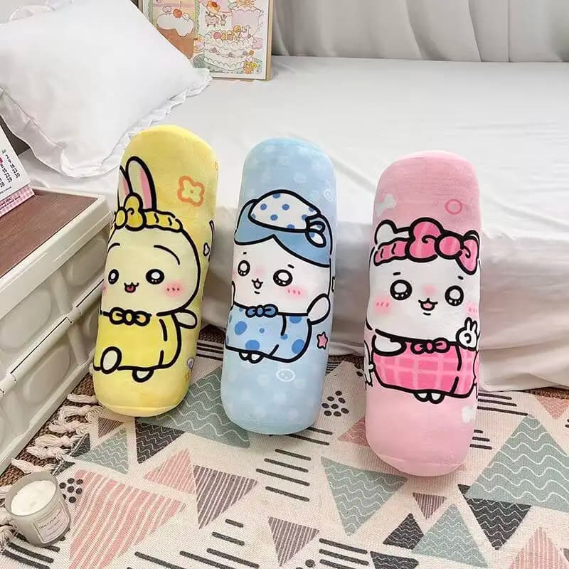 Chiikawa,Hachiware,Usagi Cute Cartoon Cylindrical Pillow Long Lumbar Support Cushion Birthday gift New style In Stock