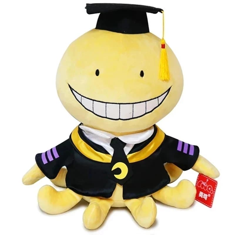 Simpatica bambola di polpo Korosensei Koro Sensei Insegnante Peluche Peluche Animali del fumetto Bambole Laureato Bambini Assassinio Aula