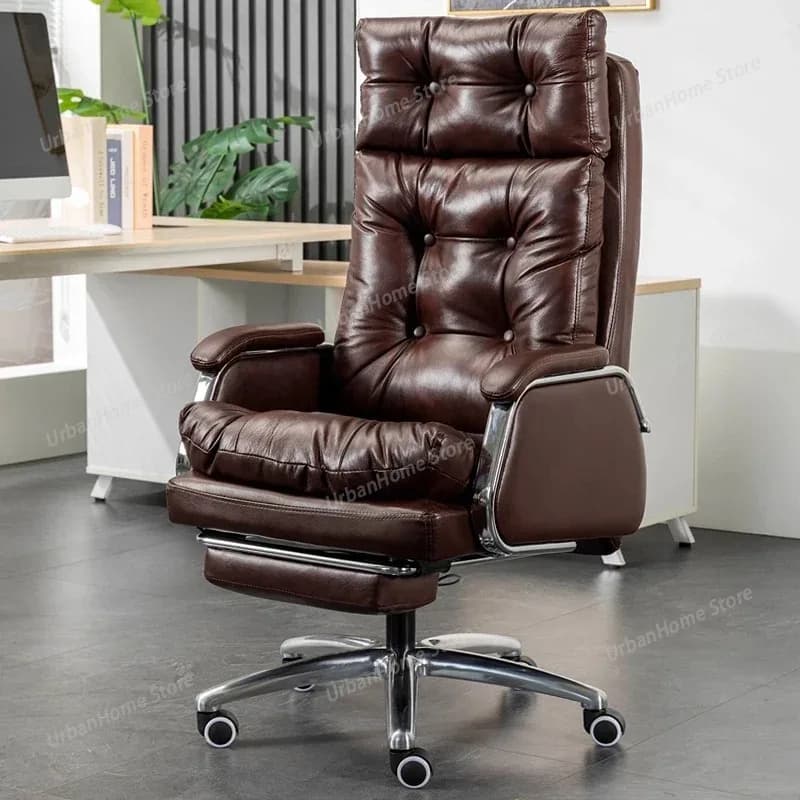 Sedia da Ufficio Direzionale Girevole Ergonomica Reclinabile per Gaming, Moderna e Confortevole, Sedia Gamer per Computer, Arredamento