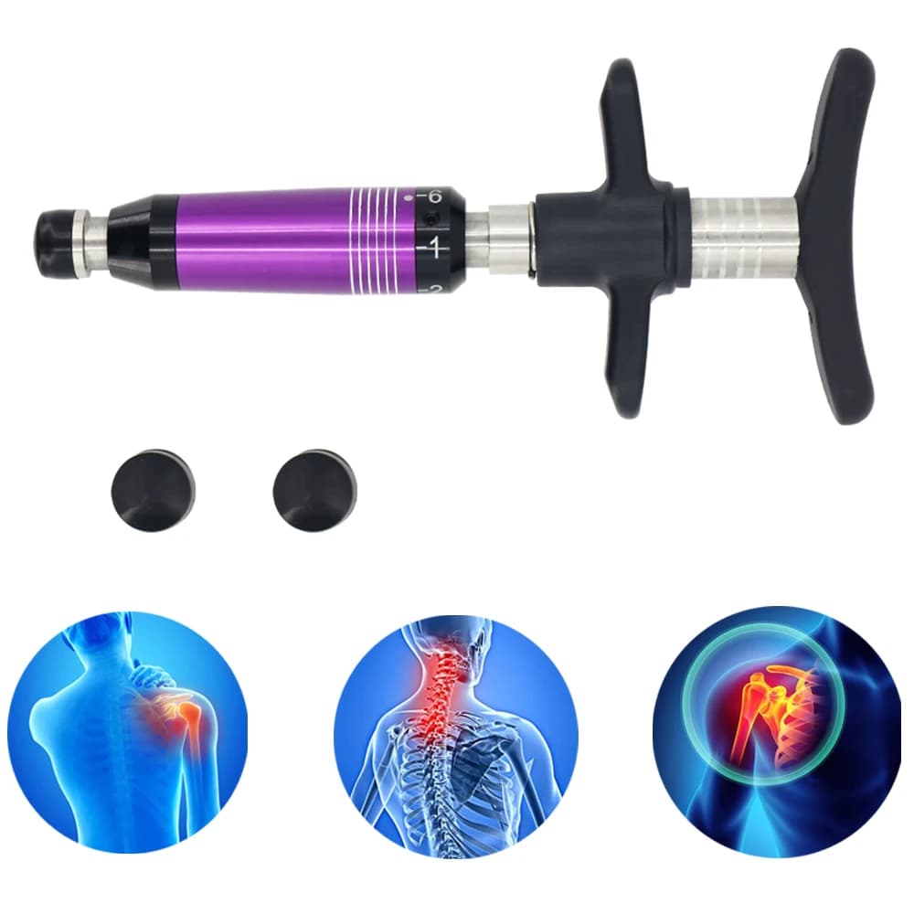 New Chiropractic Adjusting Tool Adjustable Correction Gun Spine Medical Therapy Massager Spinal Bone Adjust Instrument Manual
