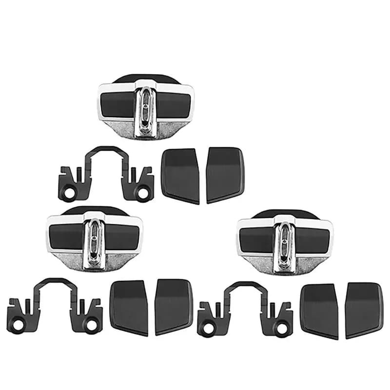 A48P-3 Sets TRD Door Stabilizer Door Lock Protector Latches Stopper Covers For Toyota Land Cruiser Alphard Vellfire
