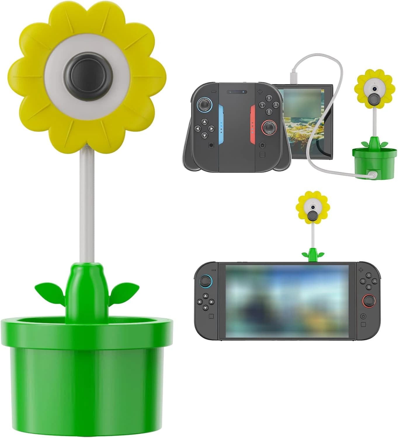 Plug & Play HD 720P NS2628 camera for Switch 2, wired webcam for Switch 2, detachable and portable, with privacy cover