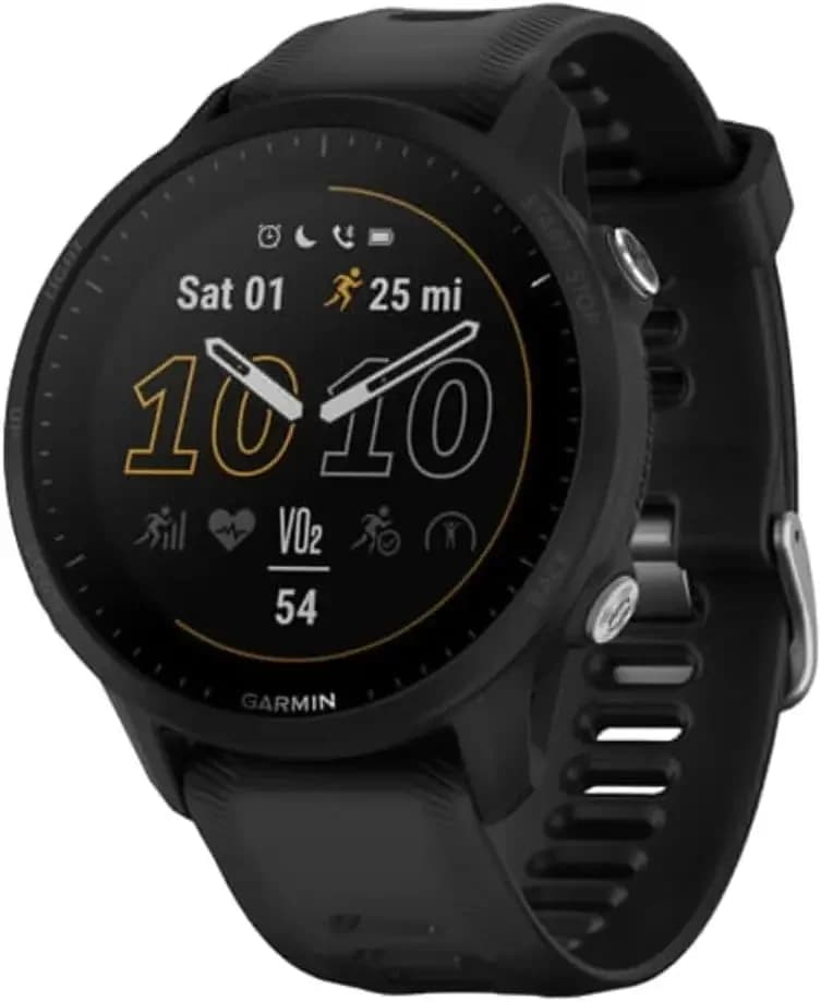 Garmin Forerunner 955 GPS Smartwatch da Corsa Nero per Triatleti Lunga Durata della Batteria 010-02638-10