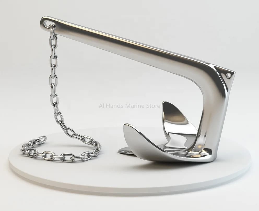 Stainless Steel Bruce Style Boat Anchor 316 Stainless Anchor Boat Hot Sale Sand Anchor For Boat