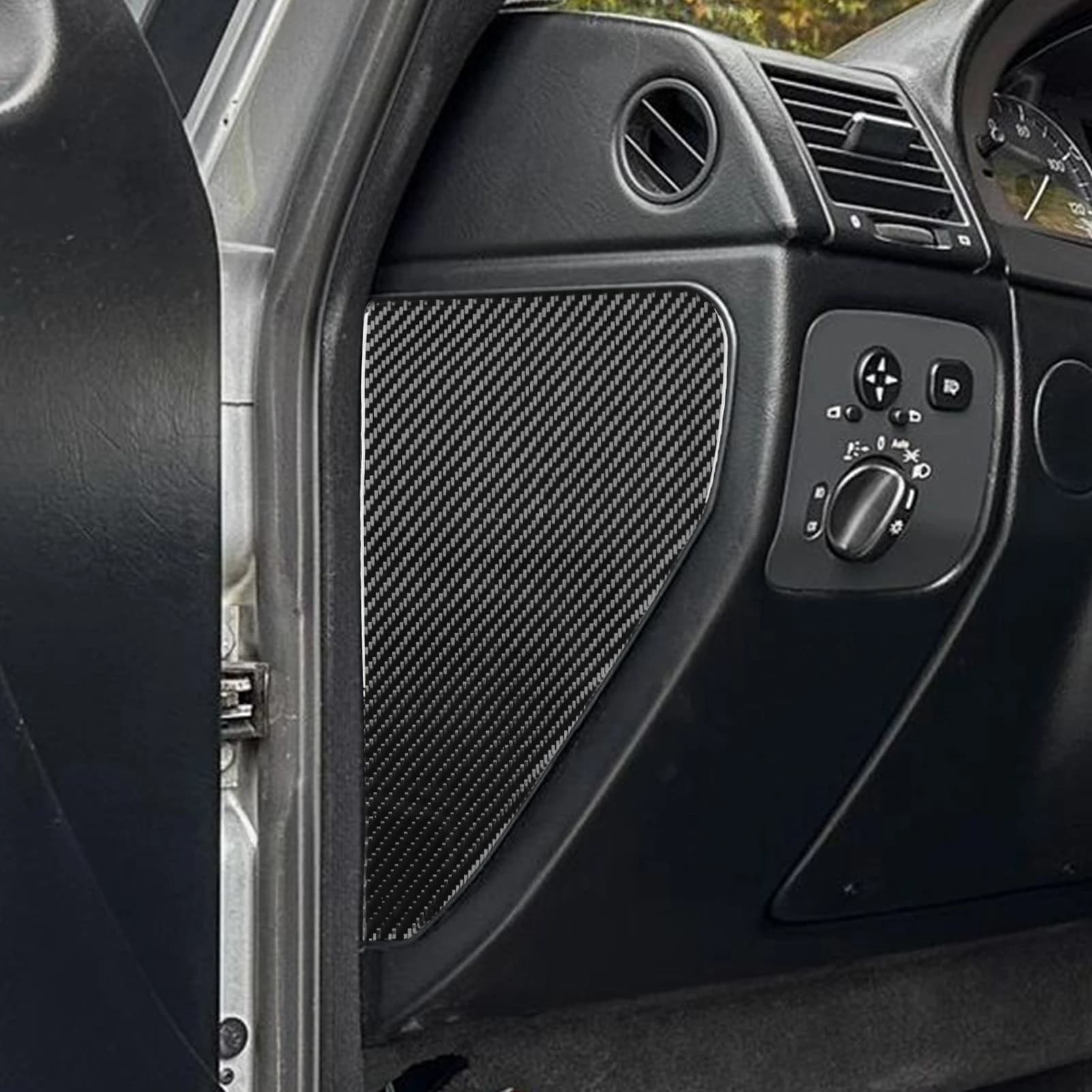 Per Benz Classe G G500 G55 W463 2004-2012 Cruscotto In Fibra di Carbonio Lato Anteriore Slot Pannello di Copertura Decorativa Accessori Auto adesivo