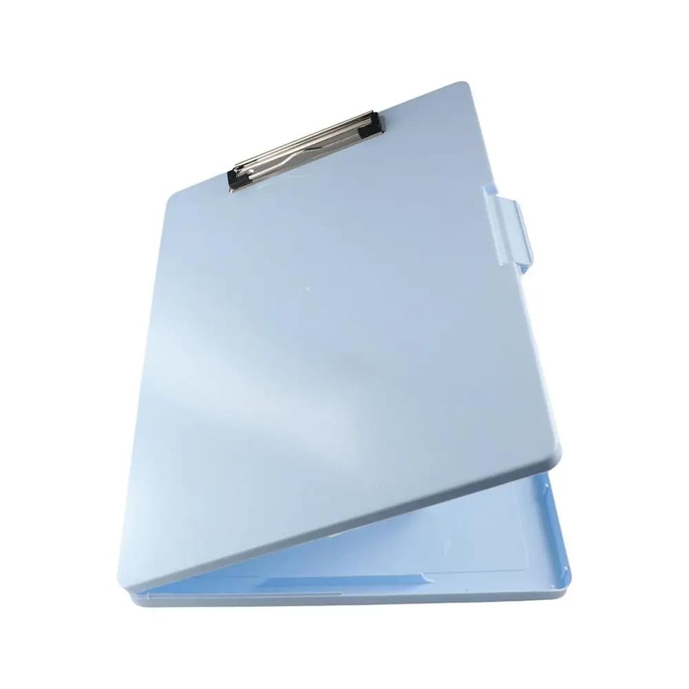 Cartella di file A4 con apertura laterale, colore caramello, con forte clip in metallo, blocco note per studenti, scatola di immagazzinaggio di carta di prova in plastica