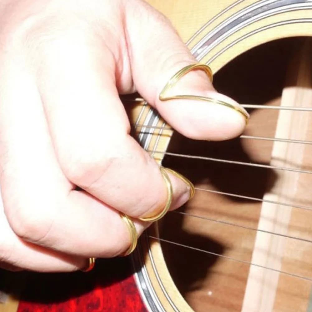 4 Pezzi Plettri per Chitarra in Acciaio Inossidabile, Accessori per Ukulele